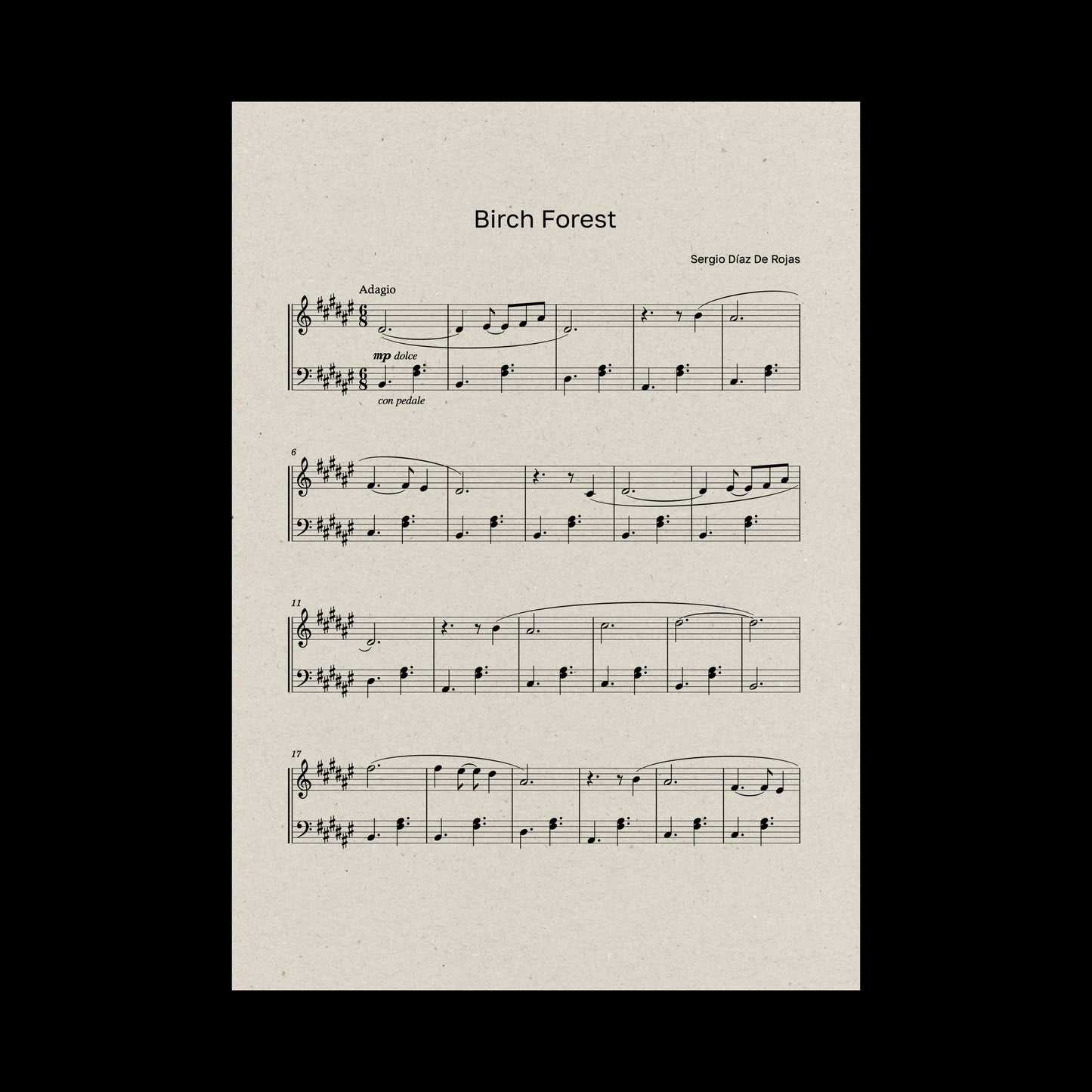 Birch Forest — Sheet Music for Piano