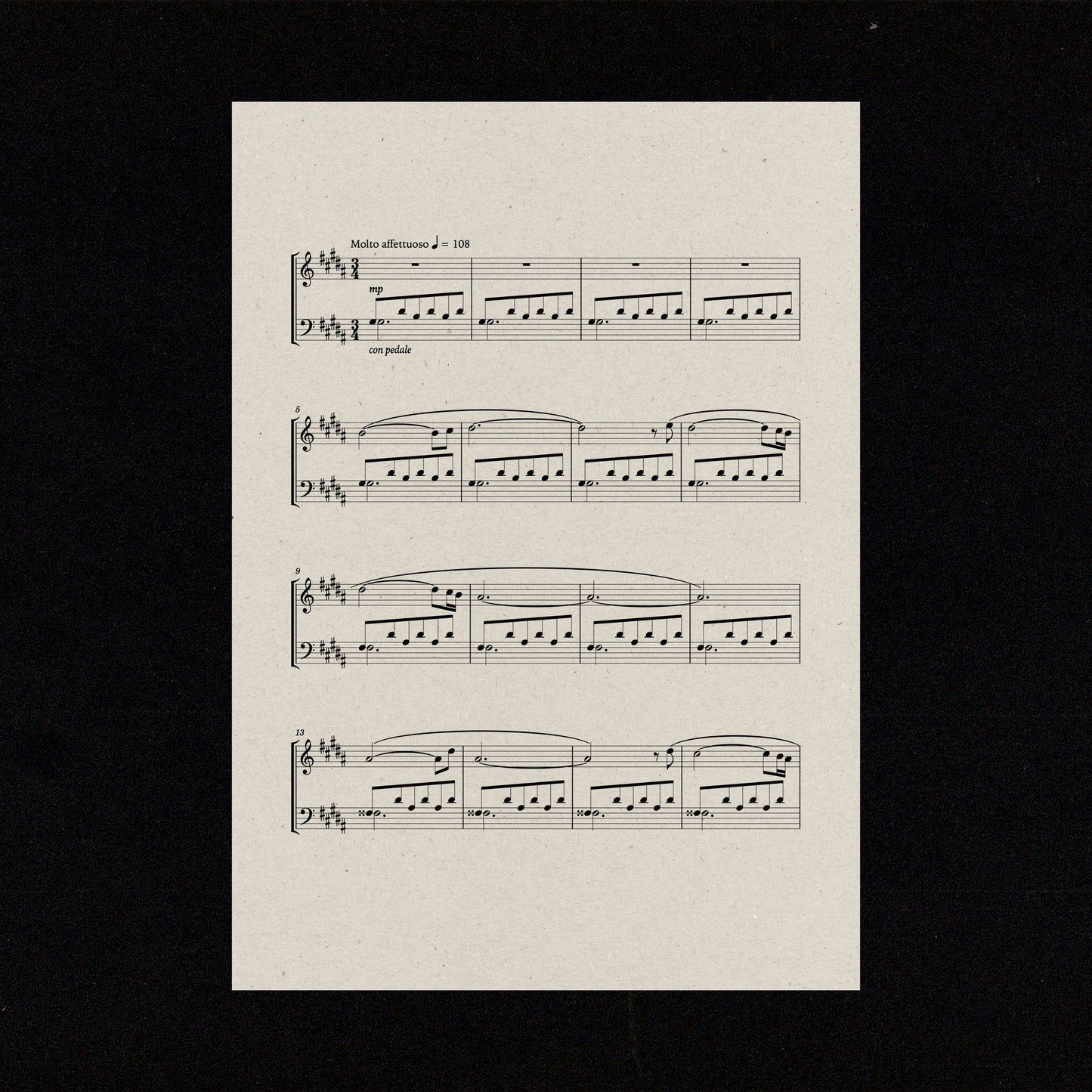Nuestra caja de postales y otros recuerdos — Sheet Music for Piano